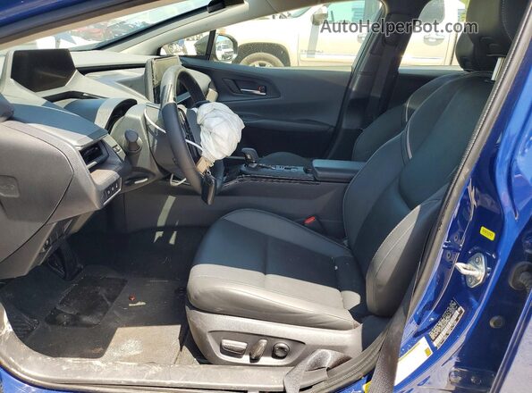 JTDACAAU6S3052611 2025 TOYOTA PRIUS Blue წინა სალონის ხედი