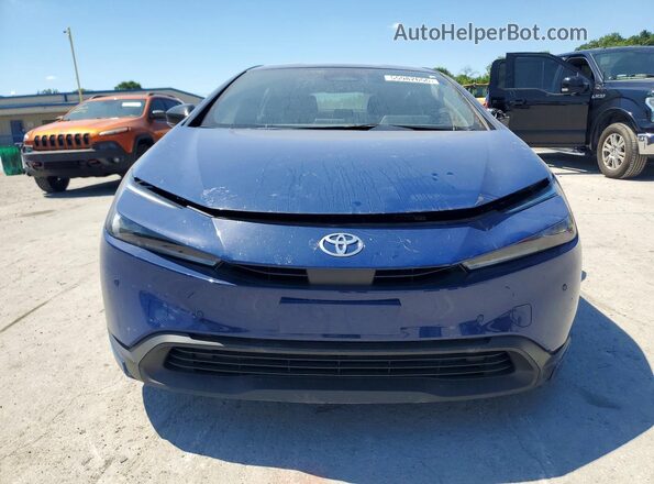 JTDACAAU6S3063785 2025 TOYOTA PRIUS Blue წინა ხედი