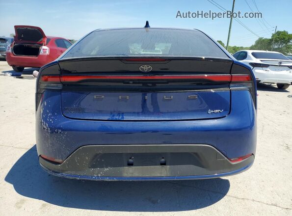 JTDACAAU6S3063785 2025 TOYOTA PRIUS Blue უკანა ხედი