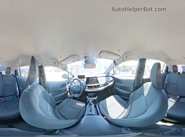 JTDACAAU6S3063785 2025 TOYOTA PRIUS Blue VIN კოდის სტიკერის ხედი