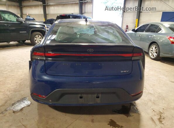 JTDACAAU7P3003392 2023 TOYOTA PRIUS Blue Հետևի տեսք