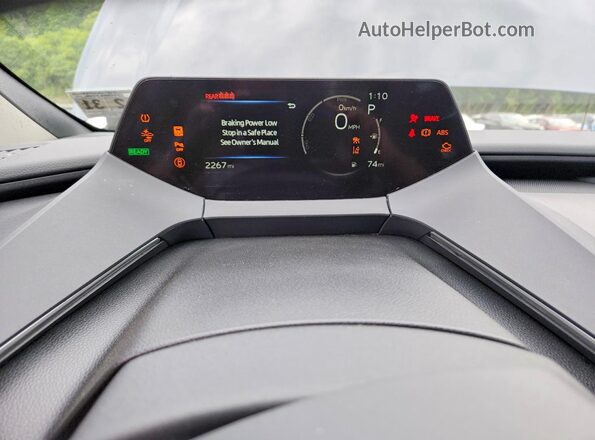 JTDACAAU7T3077003 2026 TOYOTA PRIUS Gray Vista del cuadro de instrumentos