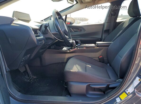 JTDACAAU8R3020947 2024 TOYOTA PRIUS Gray Вид салону спереду