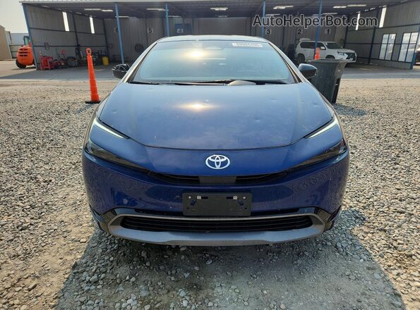 JTDACAAU8R3026327 2024 TOYOTA PRIUS Blue Դիմացի տեսք