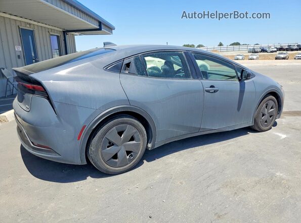 JTDACAAUXR3025423 2024 TOYOTA PRIUS Gray უკანა მარჯვენა