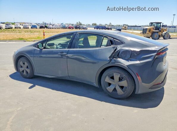 JTDACAAUXR3025423 2024 TOYOTA PRIUS Gray უკანა მარცხენა
