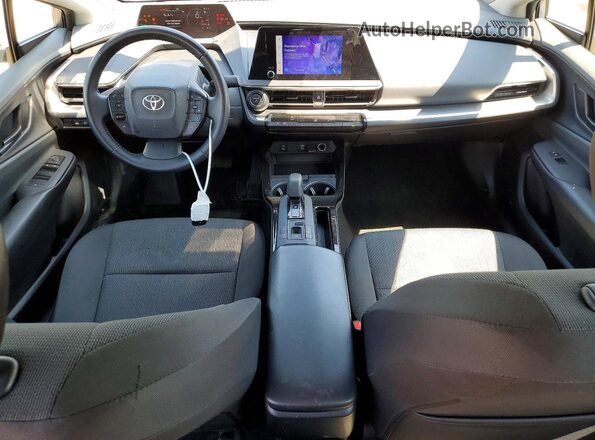 JTDACAAUXR3026376 2024 TOYOTA PRIUS Gray Vista del salpicadero