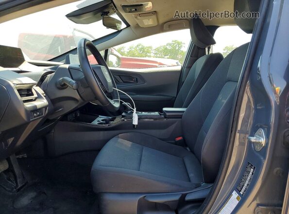 JTDACAAUXR3026376 2024 TOYOTA PRIUS Gray Vista interior delantera