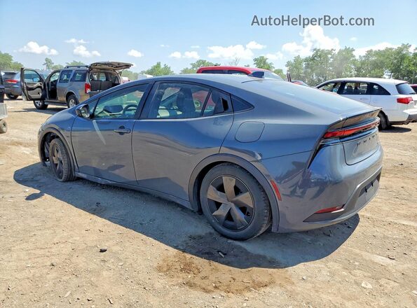 JTDACAAUXR3026376 2024 TOYOTA PRIUS Gray Trasero izquierdo