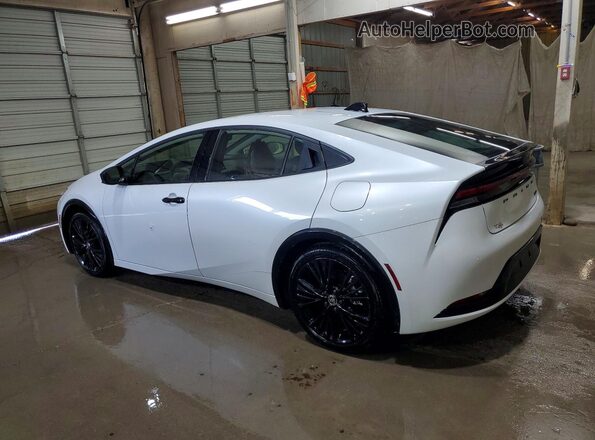 JTDACAAUXS3051915 2025 TOYOTA PRIUS White Հետևի ձախ