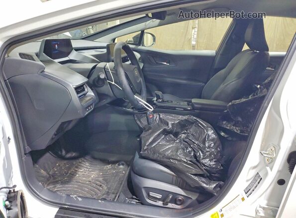 JTDACAAUXS3051915 2025 TOYOTA PRIUS White Սալոնի դիմացի տեսք
