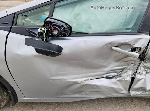 JTDACACU1S3043473 2025 TOYOTA PRIUS Silver Vista interior delantera