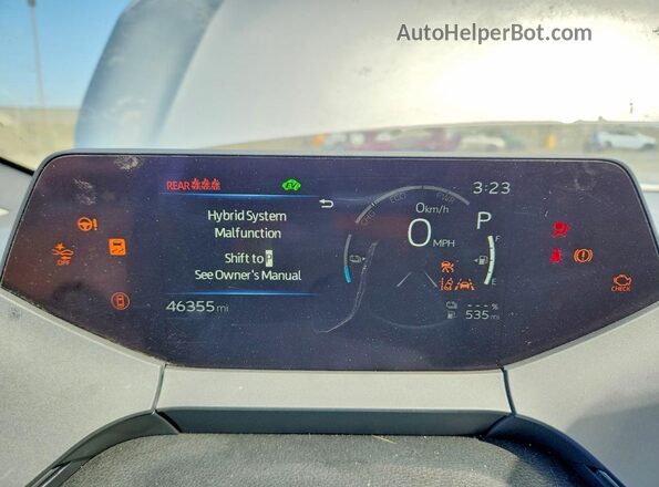 JTDACACU1T3063191 2026 TOYOTA PRIUS Silver Вид щитка приладів