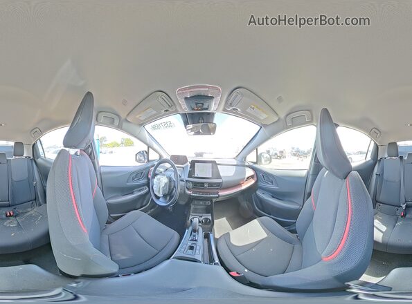 JTDACACU1T3063191 2026 TOYOTA PRIUS Silver Вид наклейки з VIN-кодом
