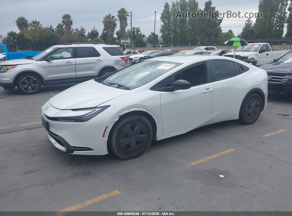 JTDACACU2P3010568 2023 TOYOTA PRIUS PRIME White Առջևի ձախ երեք քառորդ տեսարան