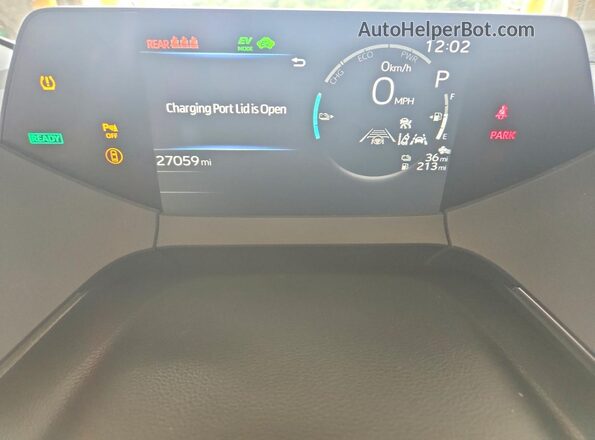 JTDACACU2R3015322 2024 TOYOTA PRIUS Silver Vista del cuadro de instrumentos