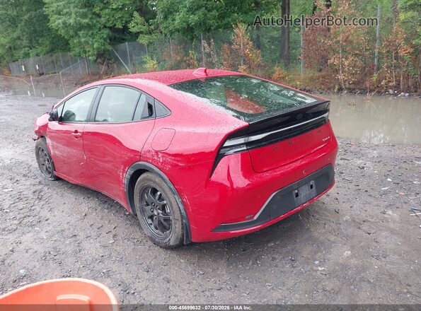 JTDACACU2S3044776 2025 TOYOTA PRIUS PLUG-IN HYBRID Red Հետևի ձախ