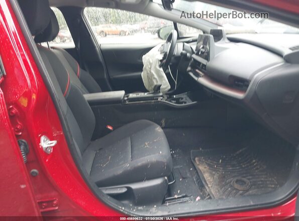 JTDACACU2S3044776 2025 TOYOTA PRIUS PLUG-IN HYBRID Red Սալոնի դիմացի տեսք