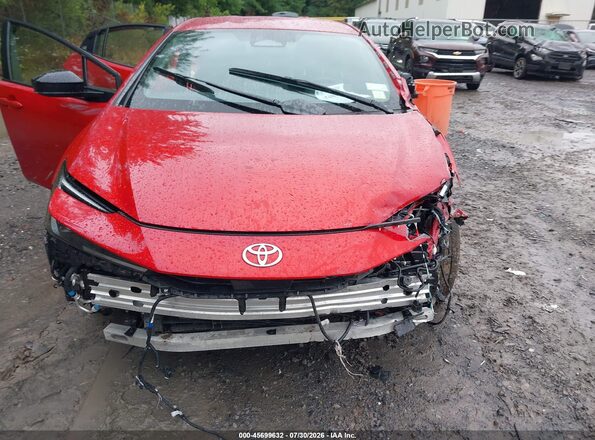 JTDACACU2S3044776 2025 TOYOTA PRIUS PLUG-IN HYBRID Red Սարքավորումների վահանակի տեսք
