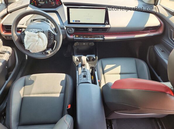 JTDACACU2S3046155 2025 TOYOTA PRIUS White Dashboard view