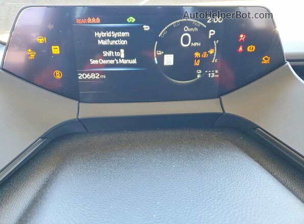 JTDACACU2T3066486 2026 TOYOTA PRIUS Black ხელსაწყოთა პანელის ხედი