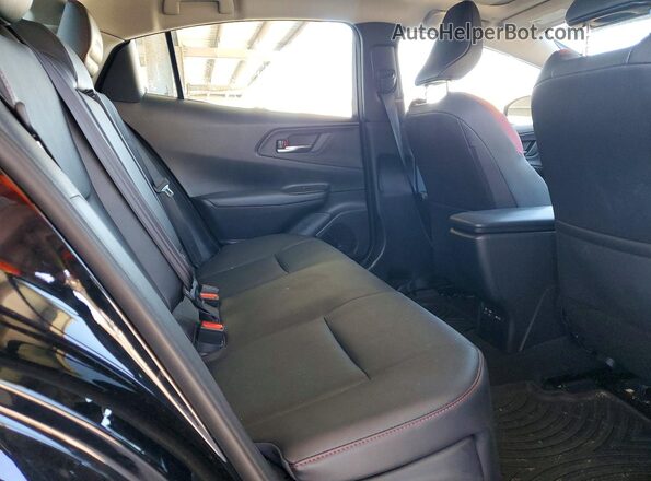 JTDACACU2T3066486 2026 TOYOTA PRIUS Black უკანა სავარძლების ხედი