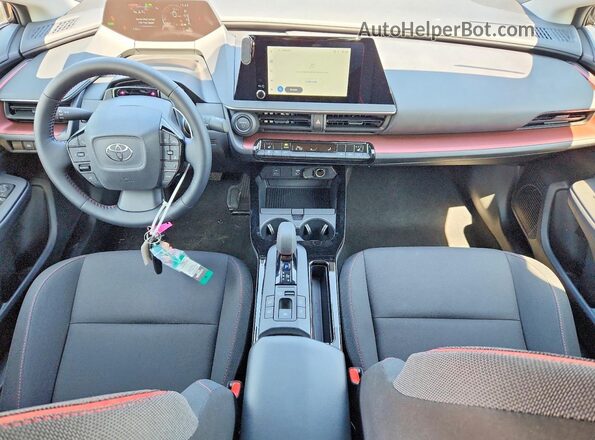 JTDACACU4T3076842 2026 TOYOTA PRIUS Black Widok deski rozdzielczej