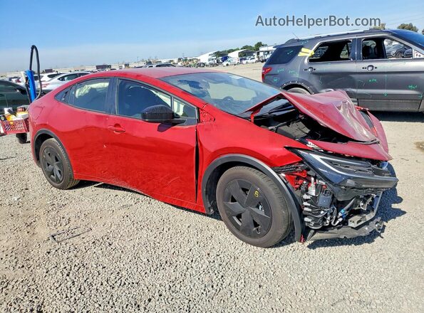 JTDACACU5T3060603 2026 TOYOTA PRIUS Red Front right