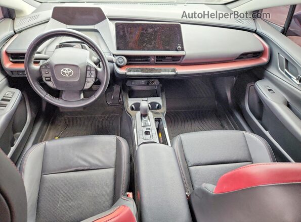 JTDACACU7R3019964 2024 TOYOTA PRIUS Gray წინა პანელის ხედი