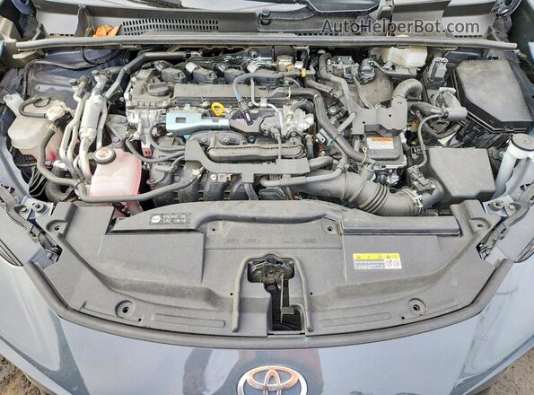 JTDACACU7R3019964 2024 TOYOTA PRIUS Gray უკანა სალონის ხედი