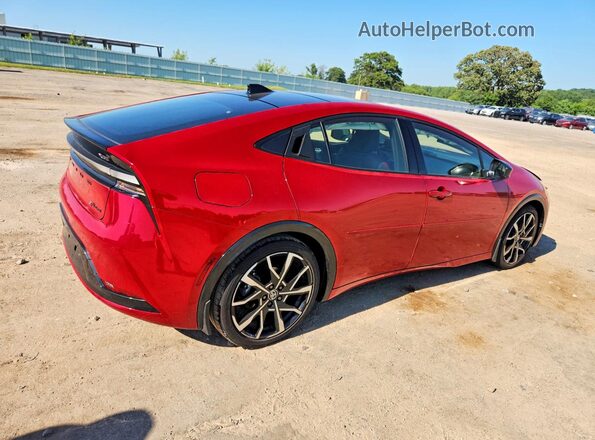 JTDACACU7R3026798 2024 TOYOTA PRIUS Красный Задняя правая четверть