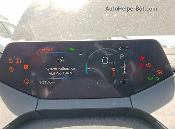 JTDACACU8S3041624 2025 TOYOTA PRIUS Черный Вид щитка приборов