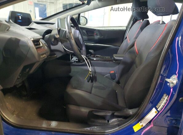 JTDACACU8S3042160 2025 TOYOTA PRIUS Blue Widok wnętrza z przodu