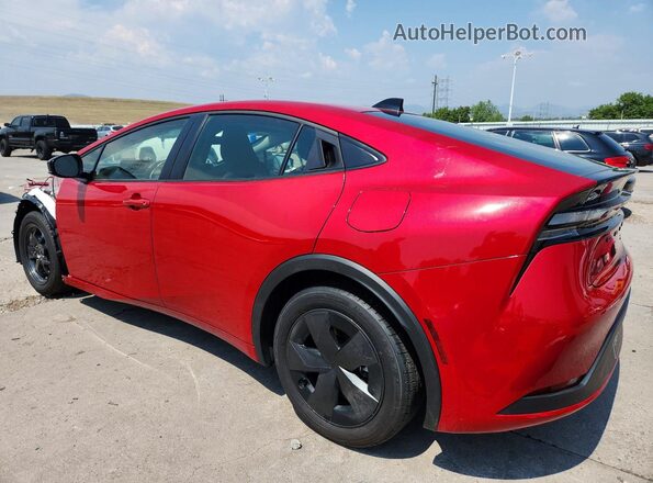 JTDACACU8T3069604 2026 TOYOTA PRIUS Red უკანა მარცხენა