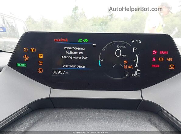 JTDACACUXR3016072 2024 TOYOTA PRIUS PRIME Gray Հետևի նստատեղերի տեսք