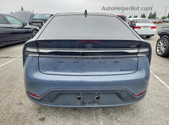 JTDACACUXR3023930 2024 TOYOTA PRIUS Gray Widok z tyłu
