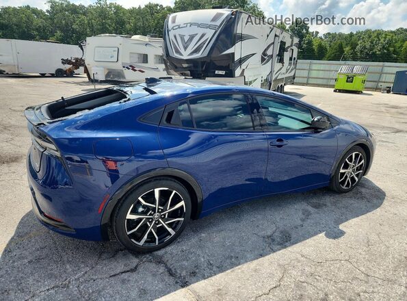 JTDACACUXT3055428 2026 TOYOTA PRIUS Blue Rear right