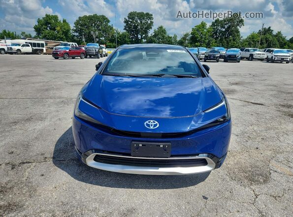 JTDACACUXT3055428 2026 TOYOTA PRIUS Blue Front view
