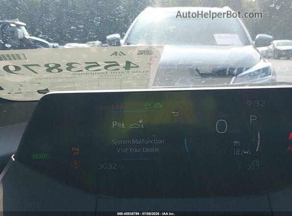 JTDACACUXT3067210 2026 TOYOTA PRIUS PLUG-IN HYBRID Black Vista de los asientos traseros