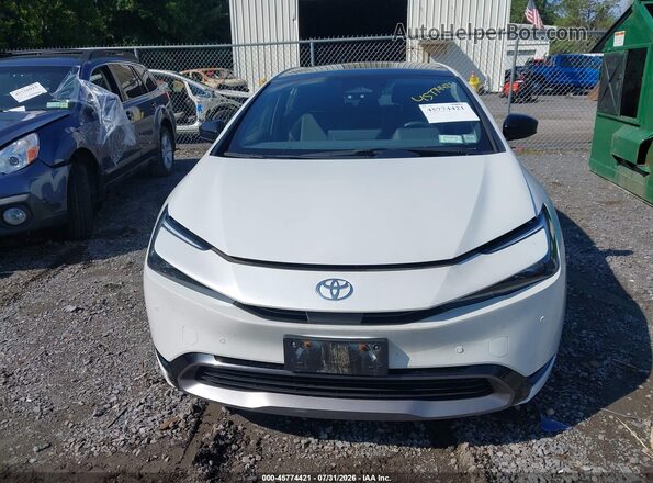 JTDADABU2P3005661 2023 TOYOTA PRIUS White Սարքավորումների վահանակի տեսք