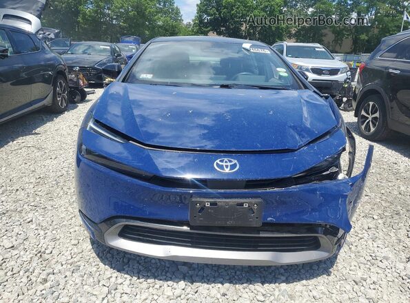 JTDADABU2R3011091 2024 TOYOTA PRIUS Blue Widok z przodu
