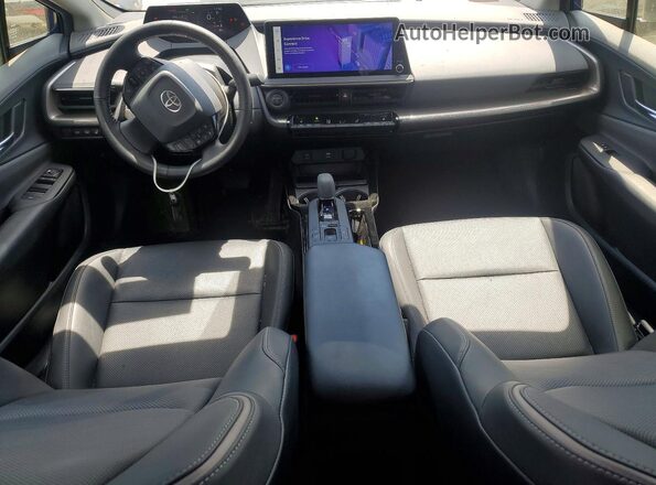 JTDADABU2R3011091 2024 TOYOTA PRIUS Blue Widok deski rozdzielczej