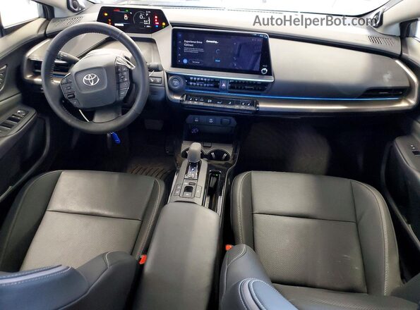 JTDADABU2R3018011 2024 TOYOTA PRIUS Blue Dashboard view