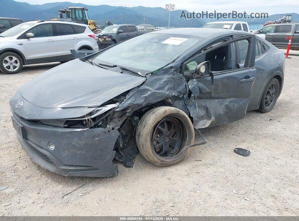 JTDADABU2R3018414 2024 TOYOTA PRIUS Gray Vista tres cuartos delantera izquierda