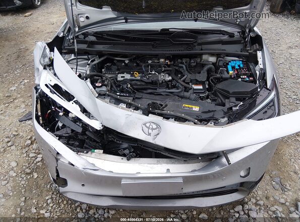 JTDADABU3R3009513 2024 TOYOTA PRIUS Silver უკანა ხედი