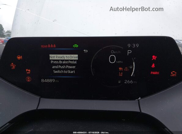 JTDADABU3R3009513 2024 TOYOTA PRIUS Silver უკანა სავარძლების ხედი
