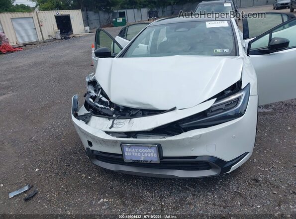 JTDADABU9R3020404 2024 TOYOTA PRIUS White Դիմացի տեսք