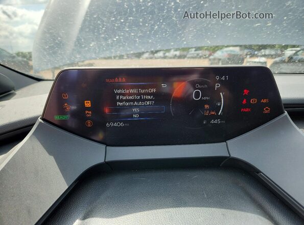 JTDADABUXP3000563 2023 TOYOTA PRIUS Silver Вид щитка приладів