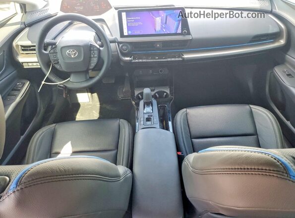 JTDADABUXR3016393 2024 TOYOTA PRIUS White Dashboard view