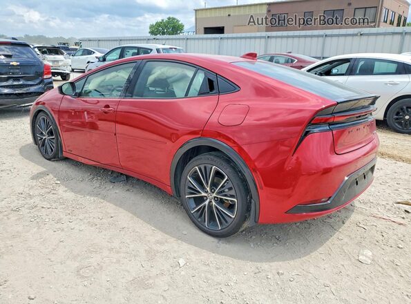 JTDADABUXS3028498 2025 TOYOTA PRIUS Red Rear left